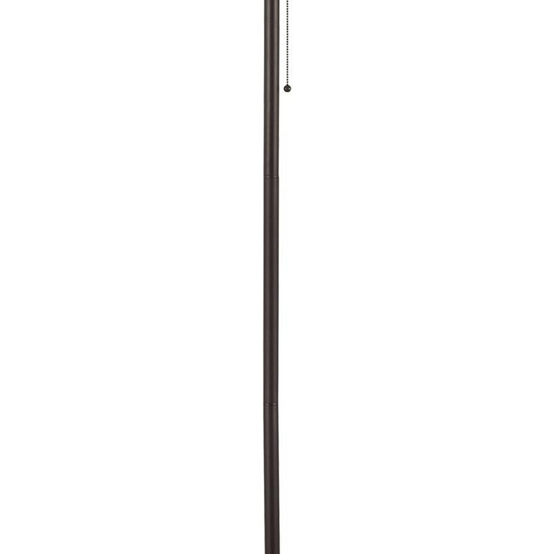 57'' Black Traditional Floor Lamp