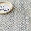 Melange Diamond Blue Handwoven Cotton Rug-1897424413