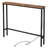 39.37''Narrow Console Sofa Table  With Outlets And USB Port Foyer Table-309685460