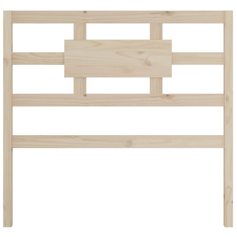 Huth Solid Pine Wood Headboard, Single (3'), Brown