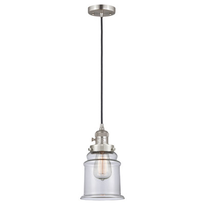 Franklin Restoration - Alvi - Mini-luminaire suspendu à 1 lumière - Interrupteur marche / arrêt - Ampoule non incluse