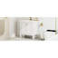 Meuble-lavabo 30 po avec lavabo, deux portes avec tablette, charnières de porte à fermeture en douceur, style rétro, blanc-866119896