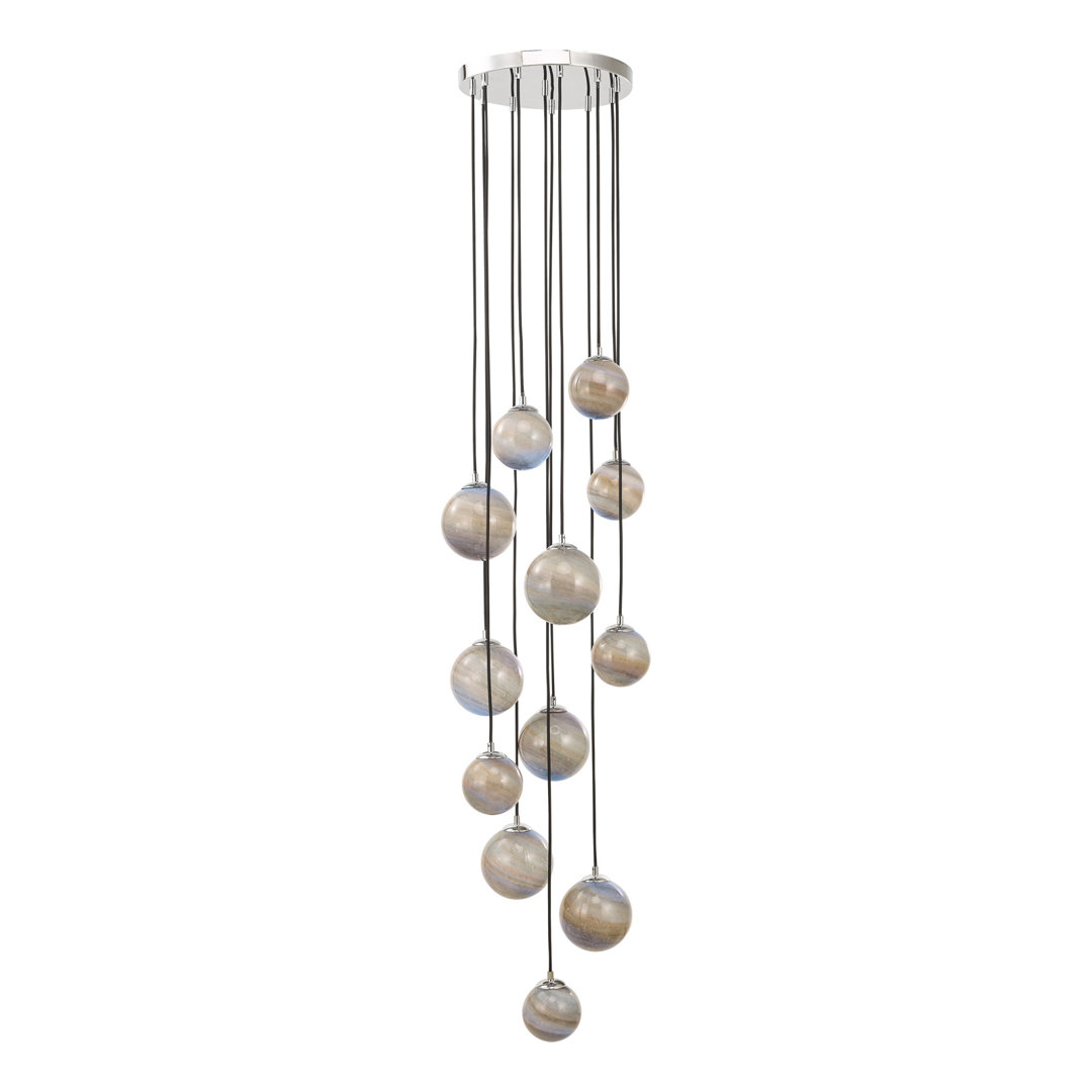Connlyn 12 - Light Polished Chrome Cluster Pendant