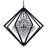 Modern 4 Light Crystal Chandelier-584962495