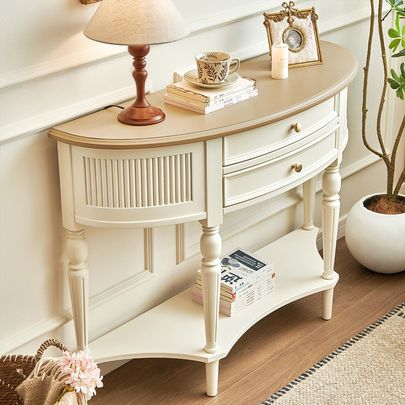 Console de style américain rétro, H 33,46 po x l 46,85 po x P 15,75 po
