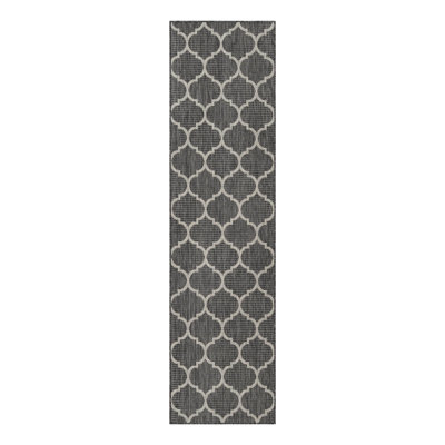 Tapis intérieur / extérieur à motif géométrique Hampstead 