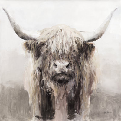 Earl Neutral 1 Piece Wrapped Canvas Painting