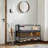 Storage Shoe Bench With Padded Seat, Entryway Bench