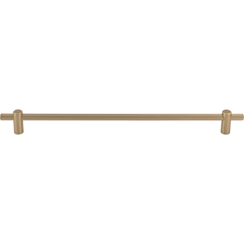 Dempsey Bar Pull, Honey Bronze, 12" Center To Center