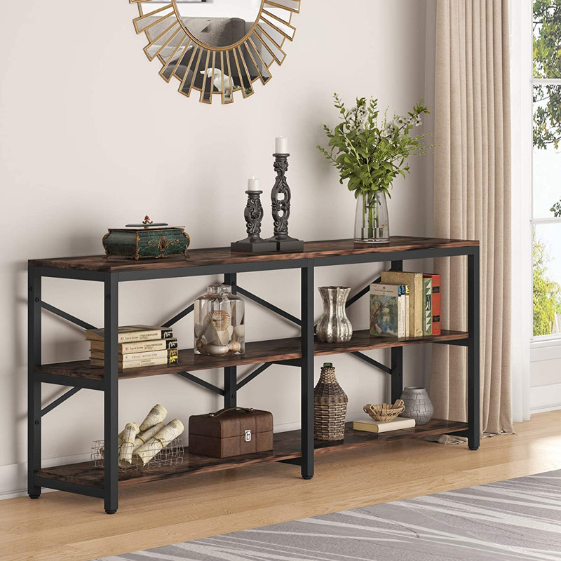 Turrella 70.86'' Console Table, Rustic Brown