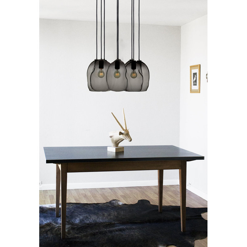 Bubble 8 - Light Chandelier, Matte Black, 100" H x 24" W x 24" D