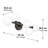 Bloom Modern Vanity Light, Black