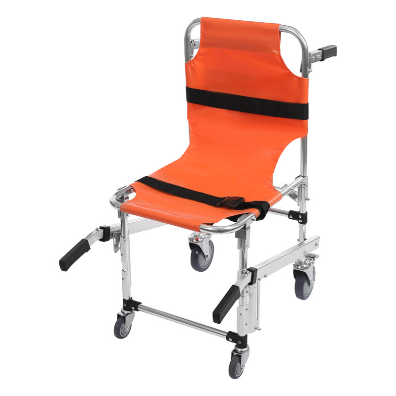 Fauteuil d'escalier pliable et d'urgence, Orange