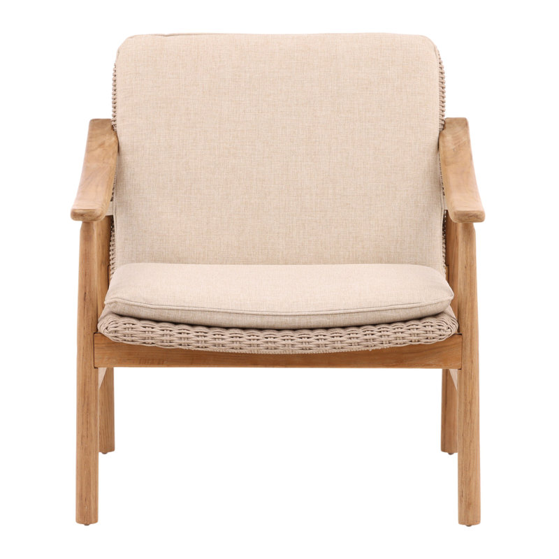 Wembley Olefin Fabric Outdoor Occasional Chair, Beige