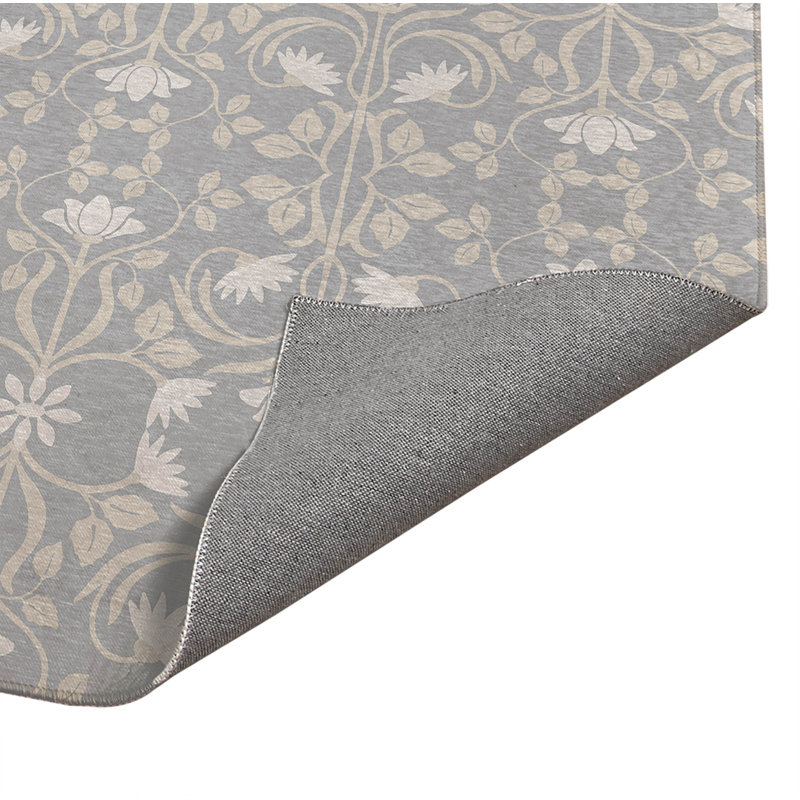 Savanah Laundry Mat, Gray, Rectangle 2' x 3'
