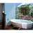 Landscape 1 in. x 2 in. Translucent Glass Plastic Face Mounted Brick Mosaic Designer Pool Tile-40591867