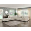 Chaise sans accoudoirs 1pc avec revêtement en velours côtelé beige et structure robuste en contreplaqué-484241364-484241365