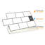 14cm W x 28cm L Aluminum Peel and Stick Subway Tile-1714257065