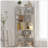 6 Tier Freestanding L-Shaped Corner Bookshelf With Anti-Drop Panels And Anti-Tipping Device, Perfect For Home And Office Organization-724448501