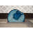 Evelynn Non-Skid Teal Agate Bookends-33484856