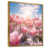 Toile avec cadre flottant or