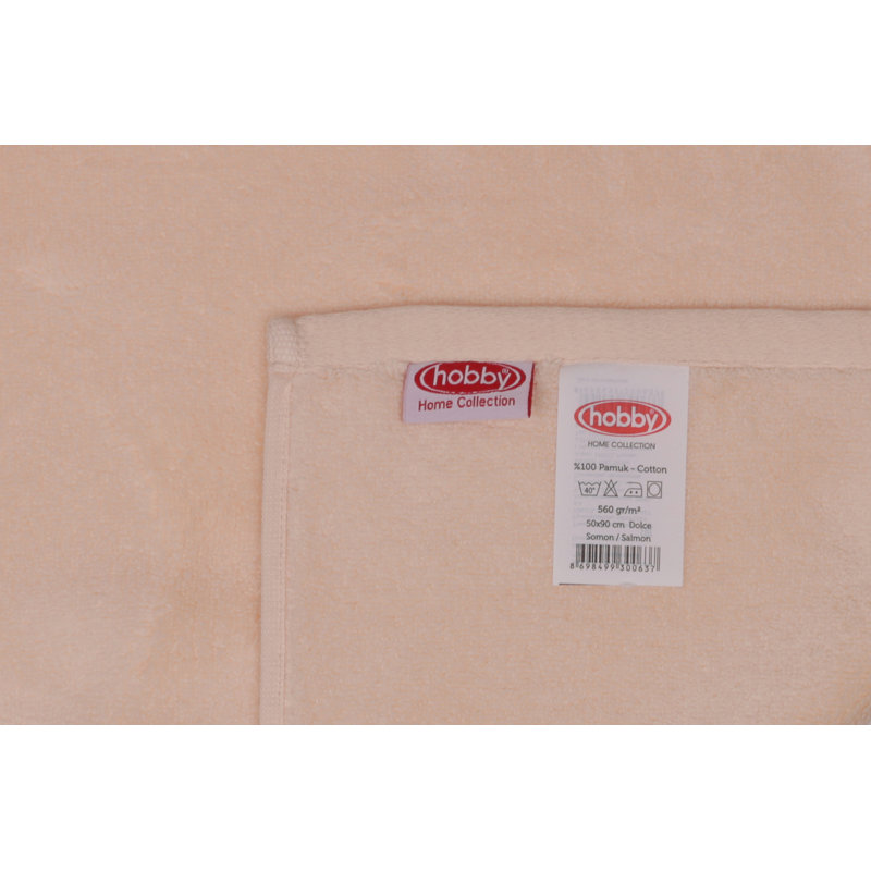 Ensemble de 2 essuie-mains 2 pièces 100% coton, Saumon