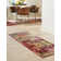 Corlenzo Abstract Orange/Pink/Blue/Yellow Area Rug