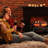 30" WiFi Infrared Quartz Electric Fireplace Log with Sound Crackling, Adjustable Flame Colours-233925856