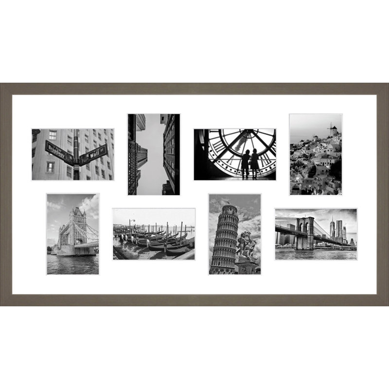 Adelinda Collage Picture Frame, Titanium