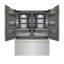 ZLINE Autograph 60 in. Black Stainless Refrigerator w/ Gray & Gold Accents-1060177663
