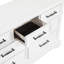Miroir de commode 7 tiroirs blanc