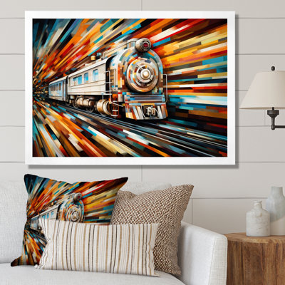 " Abstract Train Geometric Express I "