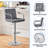 Branislava Swivel Upholstered Adjustable Height Counter Stool-526755141
