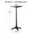 Shavera Pine Round Solid Wood Top Metal Base Dining Table-590075918