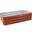 Lit de jardin surélevé rectangulaire en acier galvanisé Ippolito - Brun grain de bois - 48 po x 24 po x 11,75 po-1087888558-1184900158-1188451416