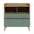 Manteca 2 Door of Drawers, 89,8 cm W x 94,4 cm H x 77 cm D Changing Table Dresser