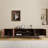 70.87'' Mid-Century Modern Style  TV Stand & Media Console with Grille Doors and Storage Cabinets  for Living Room