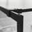 34" Shower Screen Door , Black - Tempered Glass Strong Upper Bar Support Fits Any Space Install Partition And Adjustable Easy Installation