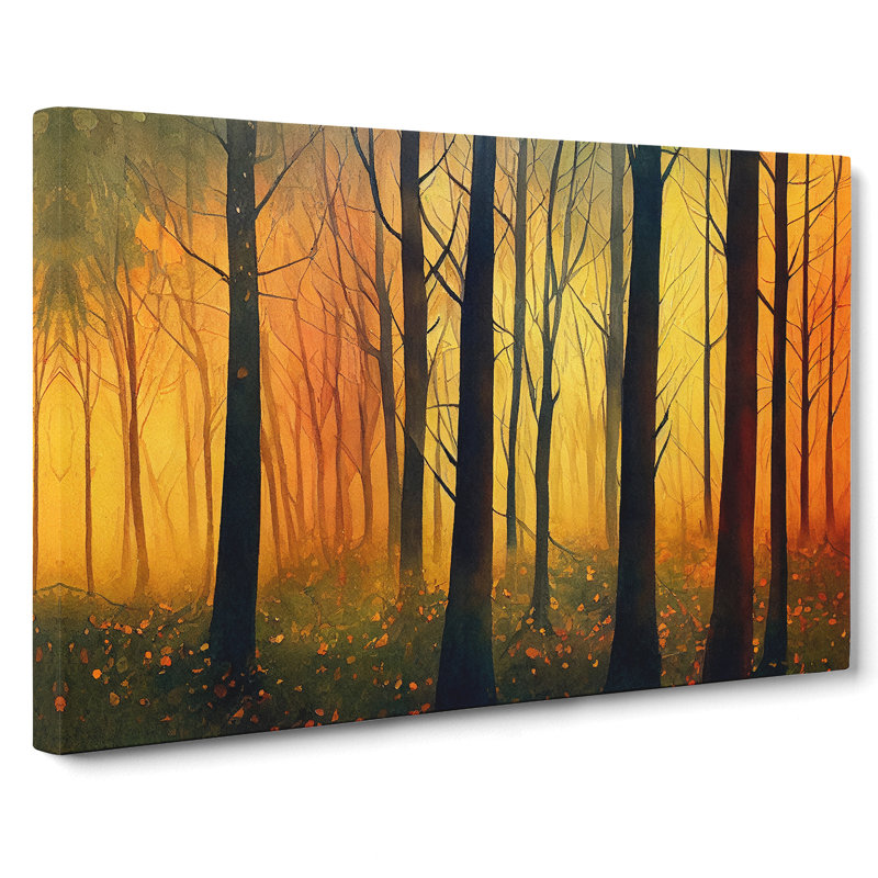 Delicious Autumn Forest - Wrapped Canvas, 50cm H x 76cm W x 3cm D