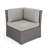 Martha Stewart Bedford Outdoor Modular Rattan Wicker Patio Sectional Sofa Corner Seat-109713815-109713812