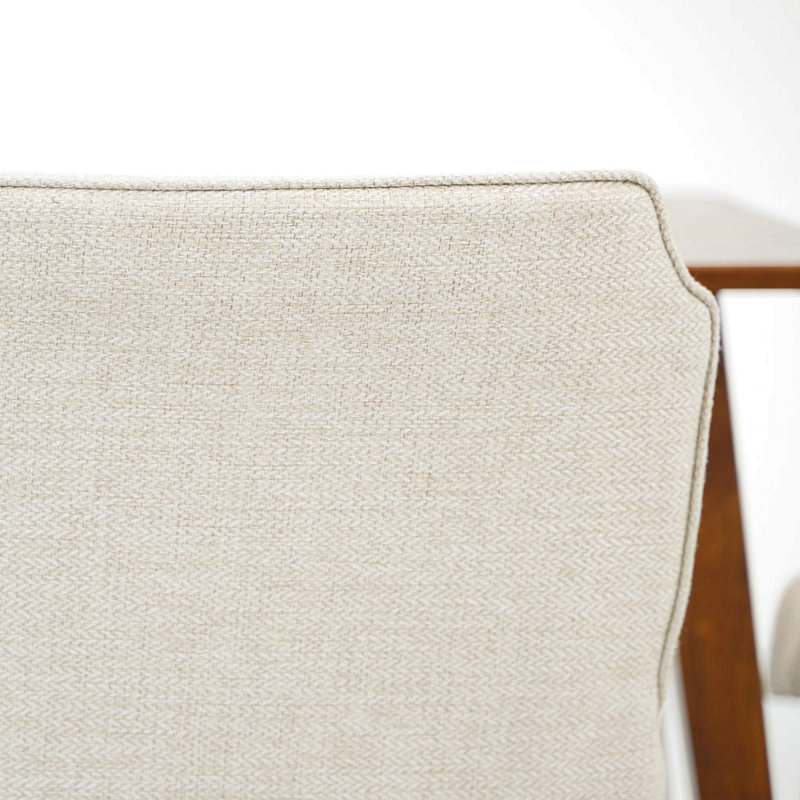 Ensemble de 2 chaises de salle à manger Ellis - Lin beige