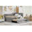 Upholstered Daybed With Trundle And Three Drawers-1374880438-1374880439
