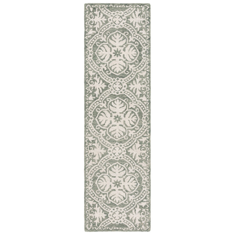 Lauren Ralph Lauren Hand Tufted Wool Damask Rug, Runner 2'3" x 8'