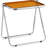 Clear Acrylic Folding TV Tray Table - Foldable Compact Desk For Home Office, Living Room, And Small Spaces, No Assembly Required, Durable And Space-Saving Design