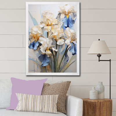 Minimalisme Irises Melody II sur toile