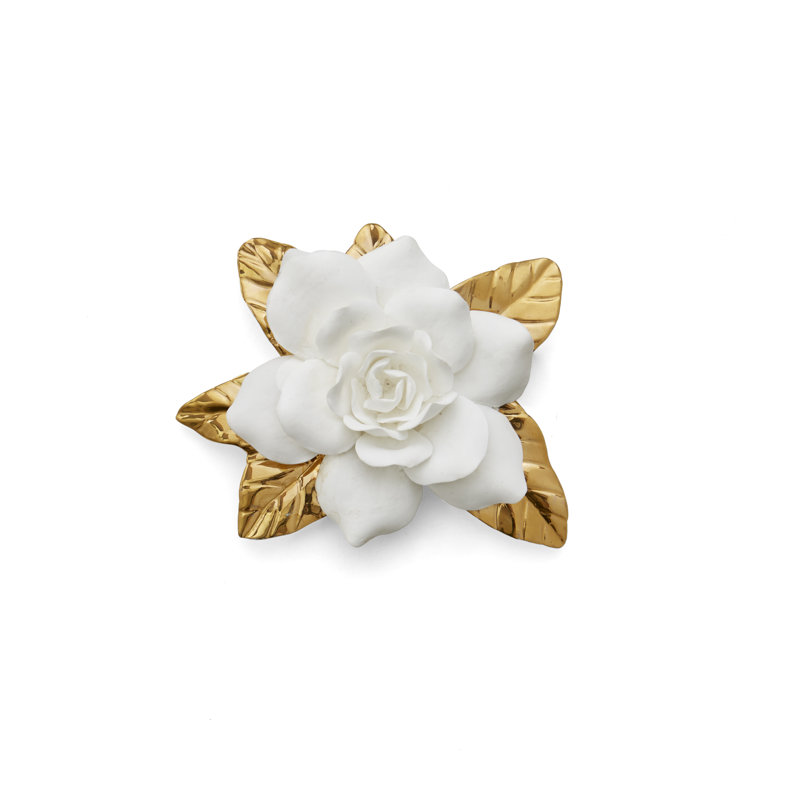 Porcelaine dorée Gardenia