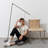 Libra 54.5" Modern Industrial LED Floor Lamp with Rotating Base and 3-Way Dimming-78048811