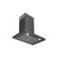 36" 800 Series 600 CFM Ducted Wall Mount Range Hood in Black Stainless Steel-124933129