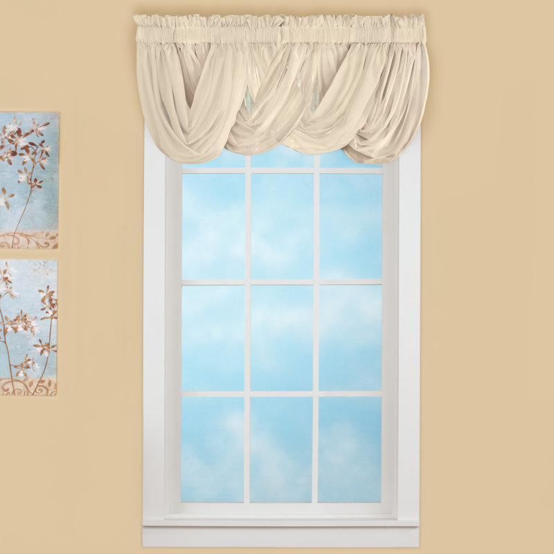Furman Swag Window Valance, Cream
