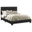 Lit double à panneau noir-1455928826
